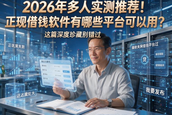 2026年多人实测推荐!正规借钱软件有哪些平台可以用?这篇深度珍藏别错过