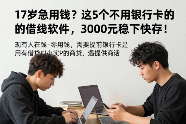 17岁急用钱?这5个不用银行卡的借钱软件,3000元稳下快存!