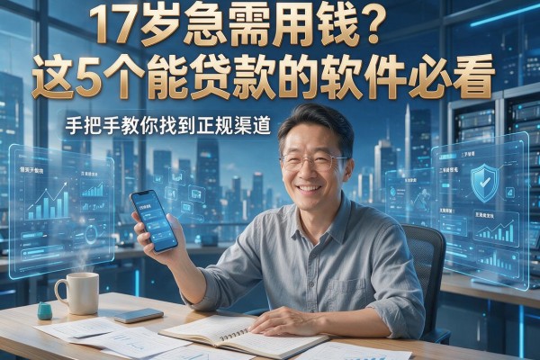 17岁急需用钱？这5个能贷款的软件必看，手把手教你找到正规渠道！