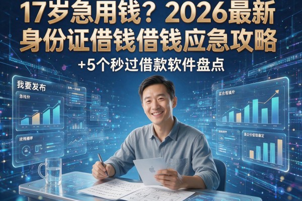 17岁急用钱?2026最新身份证借钱应急攻略+5个秒过借款软件盘点