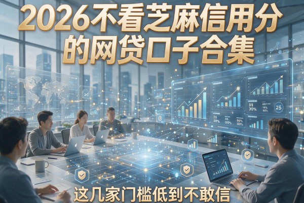 2026不看芝麻信用分的网贷口子合集，这几家门槛低到不敢信