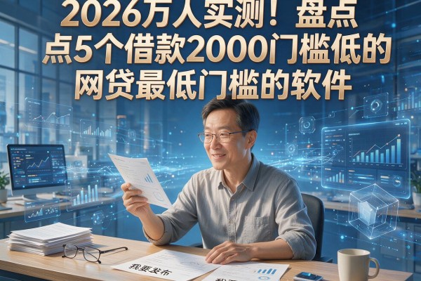 2026万人实测！盘点5个借款2000门槛低的网贷最低门槛的软件