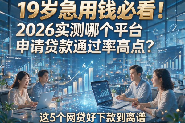 19岁急用钱必看！2026实测哪个平台申请贷款通过率高点？这5个网贷好下款到离谱