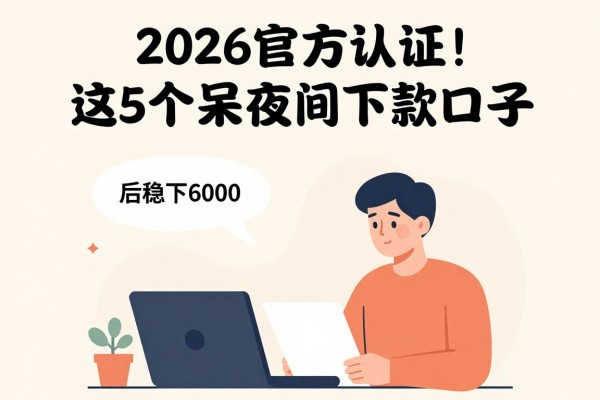 2026官方认证！这5个呆账夜间下款口子，通过后稳下6000