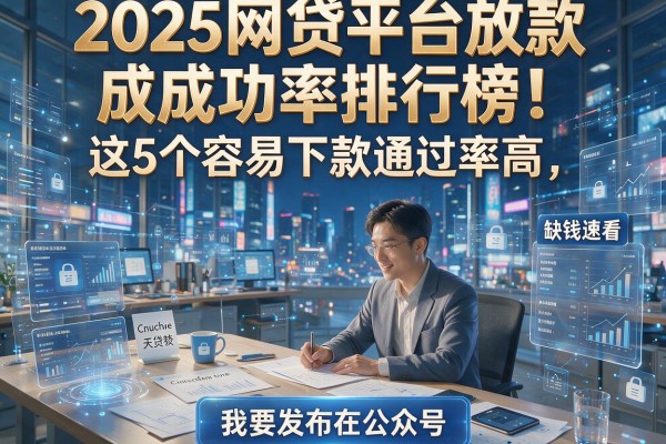 2025网贷平台放款成功率排行榜！这5个容易下款通过率高，缺钱速看！