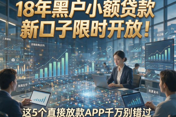 18年黑户小额贷款新口子限时开放！这5个直接放款APP千万别错过