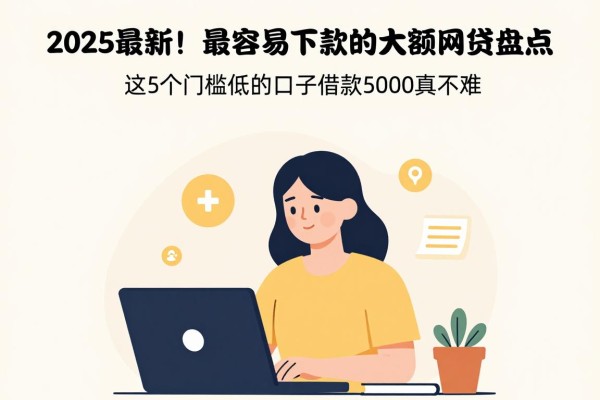 2025最新!黑户最容易下款的大额网贷盘点,这5个门槛低的口子借款5000真不难