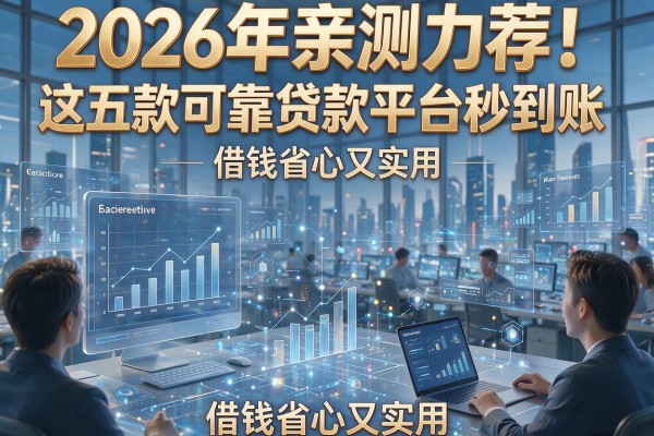 2026年亲测力荐！这五款可靠贷款平台秒到账，借钱省心又实用