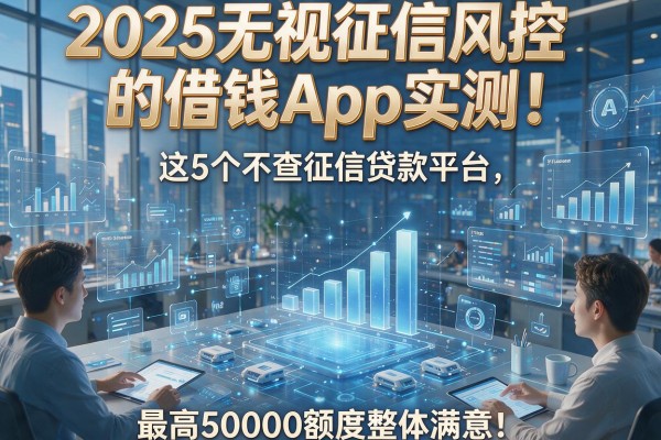2025无视征信风控的借钱App实测!这5个不查征信贷款平台,最高50000额度整体满意