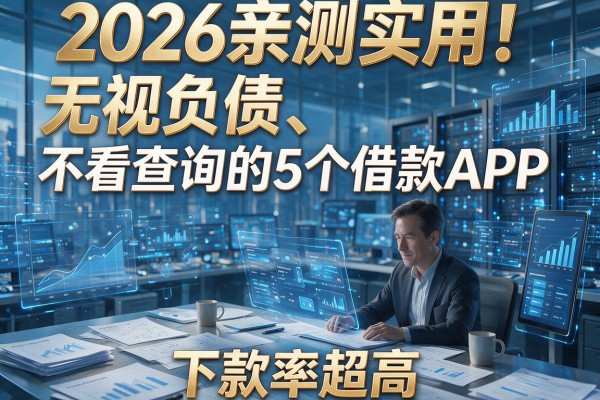 2026亲测实用!无视负债、不看查询的5个借款APP,下款率超高
