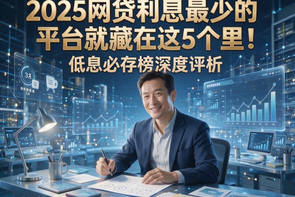 2025网贷利息最少的平台就藏在这5个里！低息必存榜深度评析