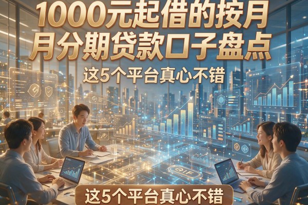 1000元起借的按月分期贷款口子盘点,这5个平台真心不错