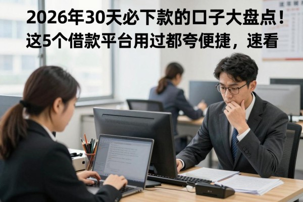 2026年30天必下款的口子大盘点！这5个借款平台用过都夸便捷，速看
