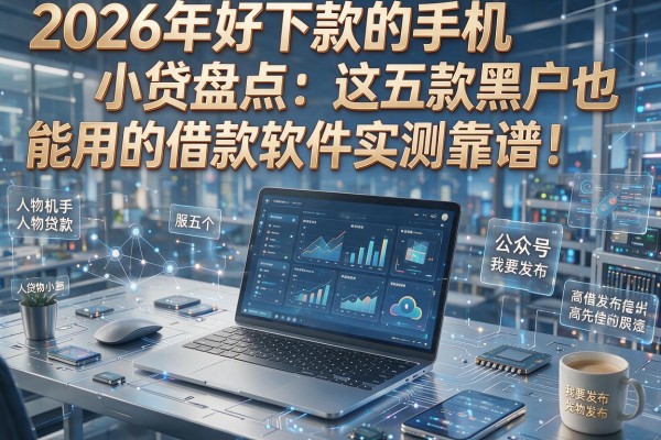 2026年好下款的手机小贷盘点：这五款黑户也能用的借款软件实测靠谱！
