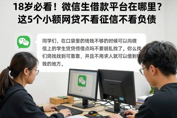 18岁必看！微信学生借款平台在哪里？这5个小额网贷不看征信不看负债