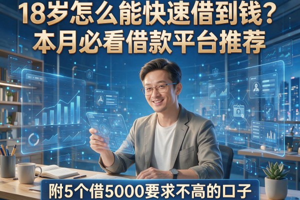 18岁怎么能快速借到钱?本月必看借款平台推荐,附5个借5000要求不高的口子!