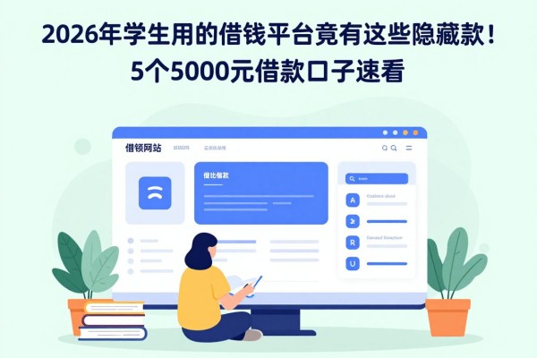 2026年学生用的借钱平台竟有这些隐藏款!5个5000元借款口子速看
