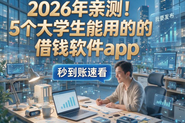 2026年亲测!5个大学生能用的借钱软件app,秒到账速看