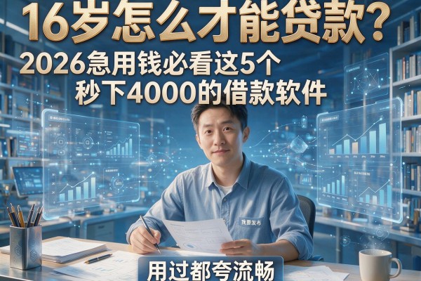 16岁怎么才能贷款?2026急用钱必看这5个秒下4000的借款软件,用过都夸流畅