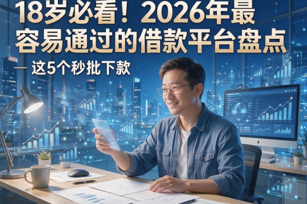 18岁必看！2026年最容易通过的借款平台盘点，这5个秒批下款