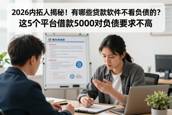 2026内行人揭秘!有哪些贷款软件不看负债的?这5个平台借款5000对负债要求不高
