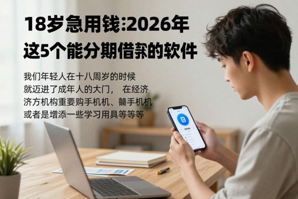 18岁急用钱？2026年这5个能分期借款的软件，赶紧收藏！