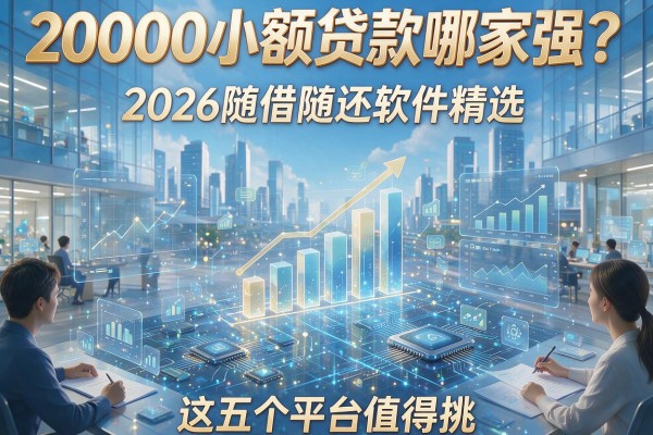 20000小额贷款哪家强？2026随借随还软件精选，这五个平台值得挑！