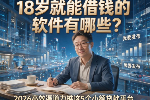 18岁就能借钱的软件有哪些？2026高效渠道力推这5个小额贷款平台！