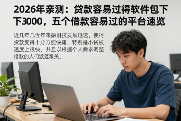 2026年亲测：贷款容易过得软件包下3000，五个借款容易过的平台速览