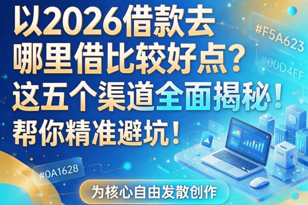 2026借款去哪里借比较好点?这五个渠道全面揭秘,帮你精准避坑!