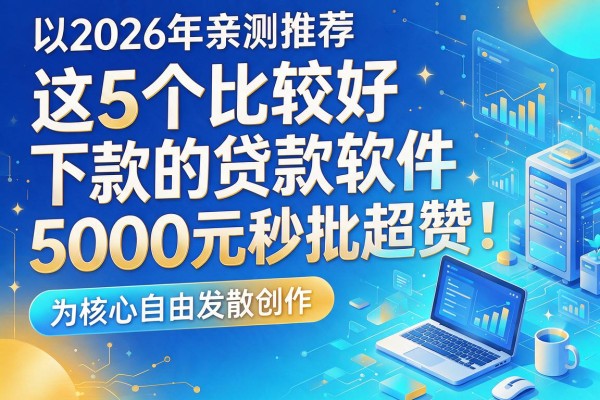 2026年亲测推荐:这5个比较好下款的贷款软件,5000元秒批超赞!