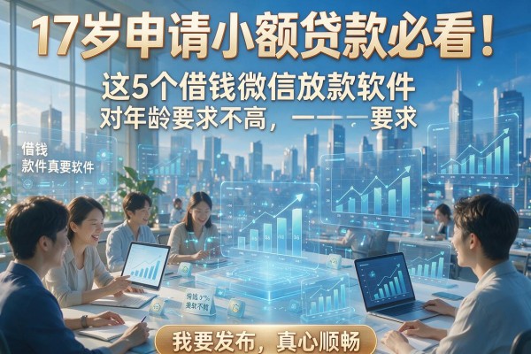 17岁申请小额贷款必看！这5个借钱微信放款软件对年龄要求不高，真心顺畅