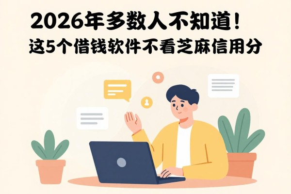 2026年多数人不知道！这5个借钱软件不看芝麻信用分，借款4000门槛超低