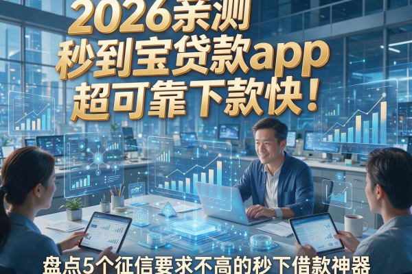 2026亲测秒到宝贷款app,超可靠下款快!盘点5个征信要求不高的秒下借款神器