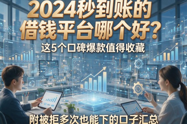 2024秒到账的借钱平台哪个好?这5个口碑爆款值得收藏,附被拒多次也能下的口子汇总!