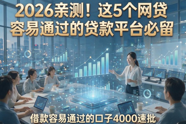 2026亲测!这5个网贷容易通过的贷款平台必留,借款容易通过的口子4000速批