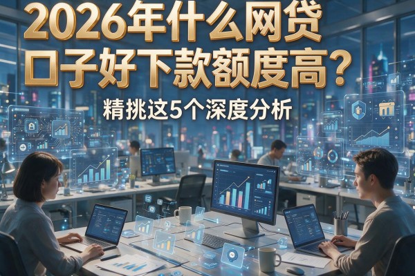 2026年什么网贷口子好下款额度高？精挑这5个深度分析！