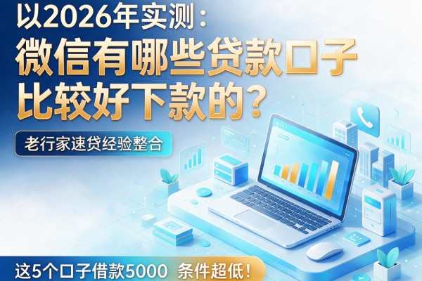 2026年实测：微信有哪些贷款口子比较好下款的？老行家速贷经验整合，这5个口子借款5000条件超低！