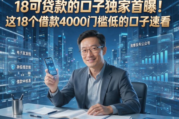 18可贷款的口子独家首曝！这18个借款4000门槛低的口子速看