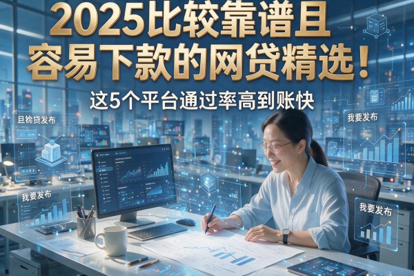 2025比较靠谱且容易下款的网贷精选！这5个平台通过率高到账快