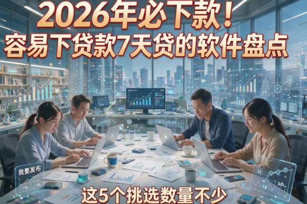 2026年必下款!容易下贷款7天贷的软件盘点,这5个挑选数量不少!