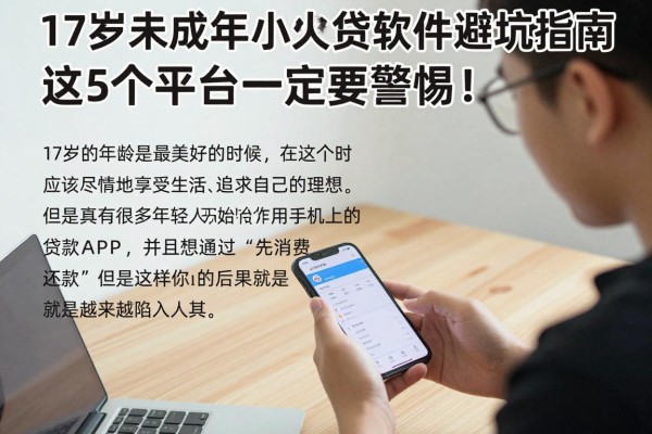 17岁未成年小额贷款软件避坑指南，这5个平台一定要警惕！
