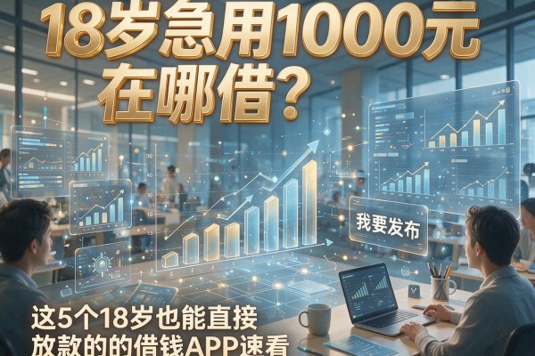 18岁急用1000元在哪借?这5个18岁也能直接放款的借钱APP速看