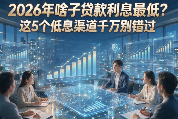 2026年啥子贷款利息最低?这5个低息渠道千万别错过!