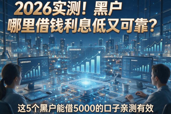 2026实测!黑户哪里借钱利息低又可靠?这5个黑户能借5000的口子亲测有效