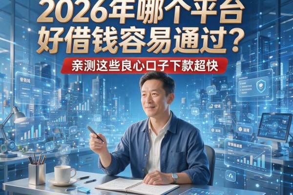 2026年哪个平台好借钱容易通过？亲测这些良心口子下款超快！