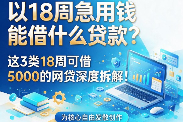 18周急用钱能借什么贷款？这3类18周可借5000的网贷深度拆解！
