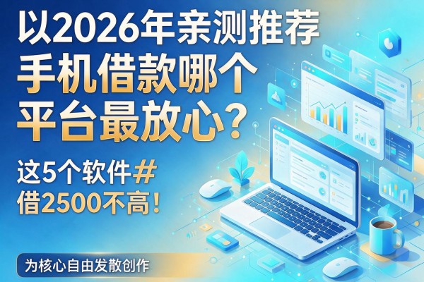 2026年亲测推荐：手机借款哪个平台最放心？这5个软件借2500要求不高！