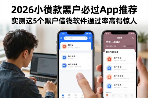 2026小额贷款黑户必过app推荐！实测这5个黑户借钱软件通过率高得惊人