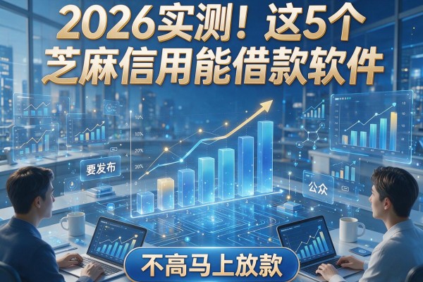 2026实测！这5个芝麻信用能借款软件，要求不高马上放款